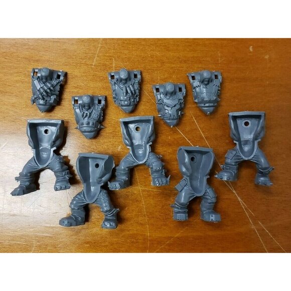 Warhammer 40k Ork Bits Nobz Torso & Legs x5 - Picture 5 of 5